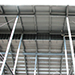 Galvanized Vertical Steel Beams - X-Rod Braces Attached